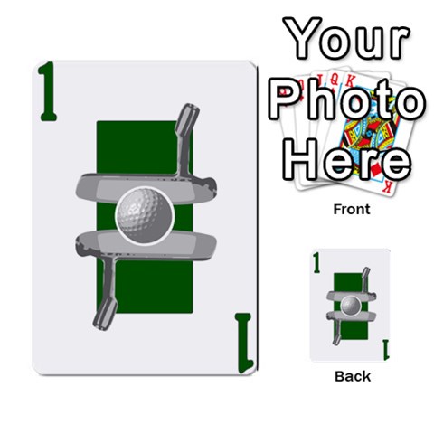 Championship Card Golf Deck (final Version 12 Front 6