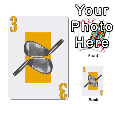 Championship Card Golf Deck (final Version 12 Front 16