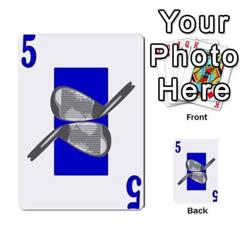 Championship Card Golf Deck (final Version 12 Front 21