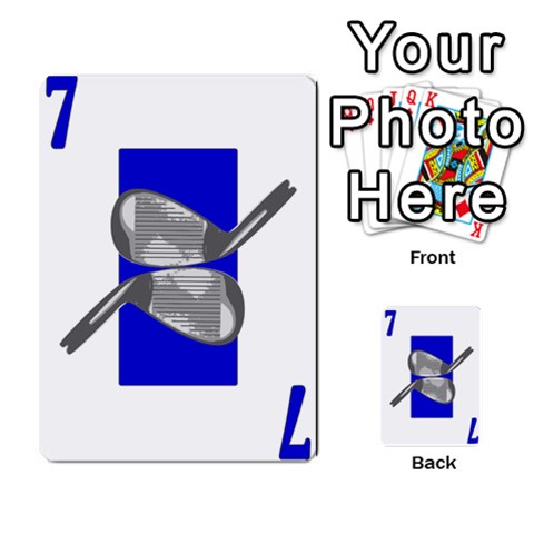 Championship Card Golf Deck (final Version 12 Front 29