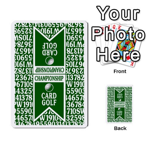 Championship Card Golf Deck (final Version 12 Back 35