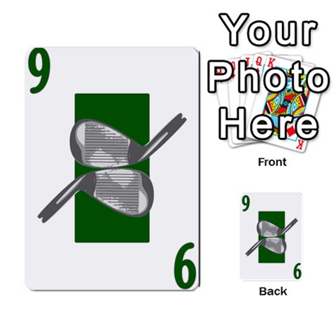 Championship Card Golf Deck (final Version 12 Front 38