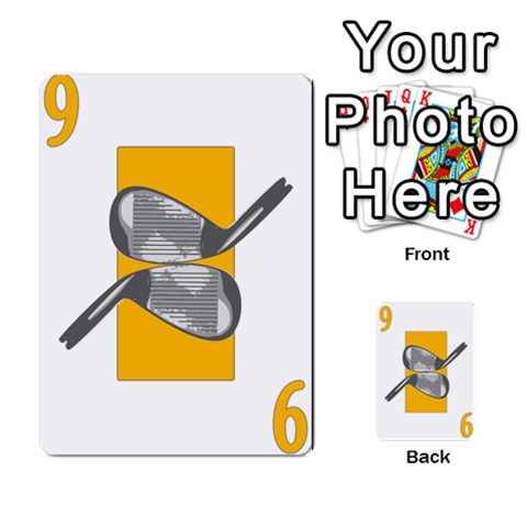 Championship Card Golf Deck (final Version 12 Front 40
