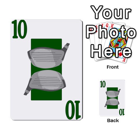 Championship Card Golf Deck (final Version 12 Front 42