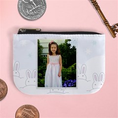 snow bunnies mini coin purse