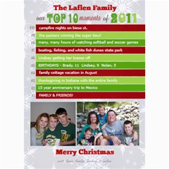 Top 10 Moments Christmas Card - 5  x 7  Photo Cards