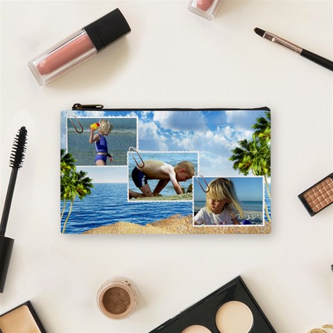 Holiday (small) Cosmetic Bag By Deborah Front