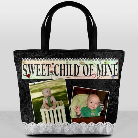 Sweet Child Of Mine Bucket Bag By Lil Front