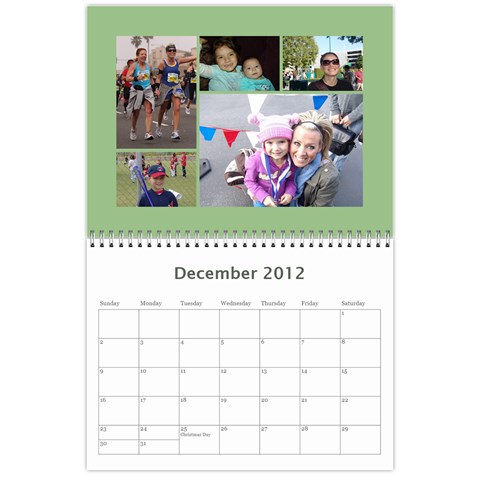 Nunezfamilycalendar By Becky Dec 2012