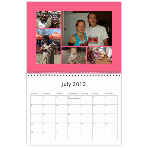 Nunezfamilycalendar By Becky Jul 2012