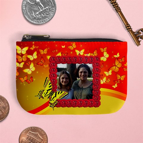 Butterfly Mini Change Purse By Kim Blair Front
