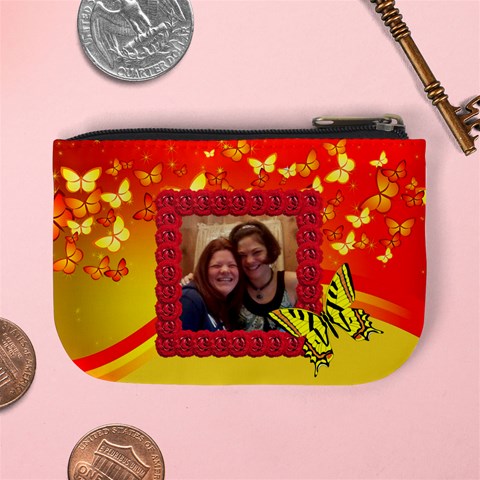 Butterfly Mini Change Purse By Kim Blair Back