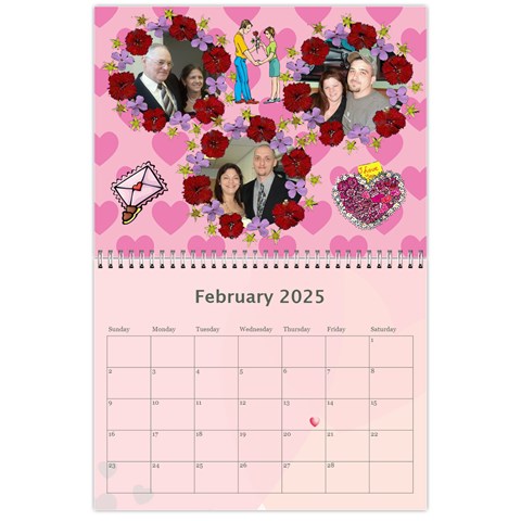 2025 All Occassion Calendar By Kim Blair Feb 2025