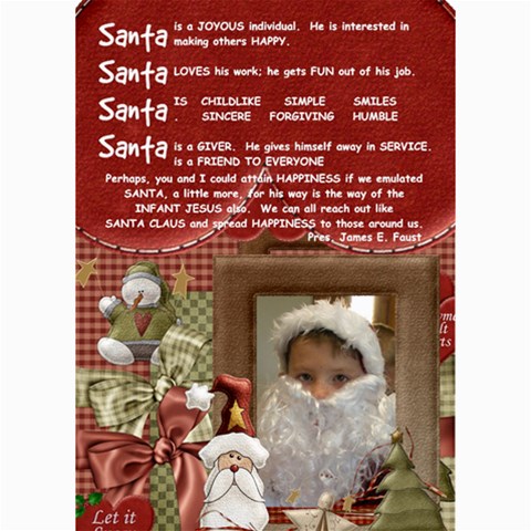 Christmas Card By Gay 7 x5  Photo Card - 8