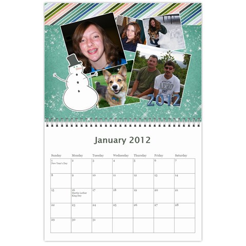 2012 Calendar By Monica Weber Jan 2012