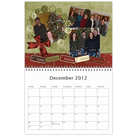 2012 Calendar By Monica Weber Dec 2012