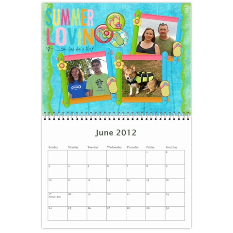 2012 Calendar By Monica Weber Jun 2012