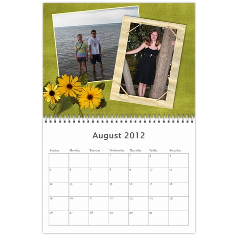 2012 Calendar By Monica Weber Aug 2012