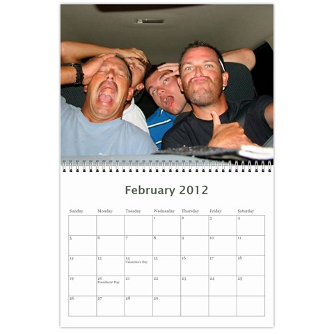 Calendar12 By Christina Crossley Feb 2012