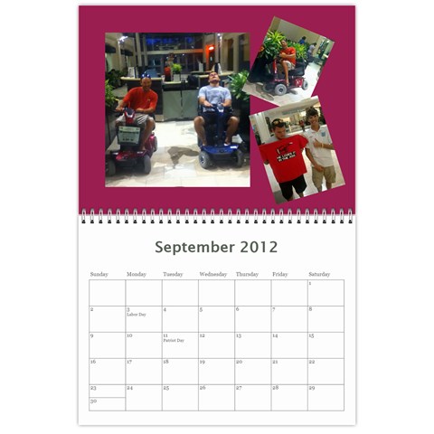 Calendar12 By Christina Crossley Sep 2012