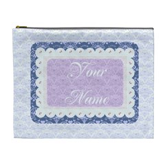 Lilac Vintage quilt cosmetic bag xl - Cosmetic Bag (XL)