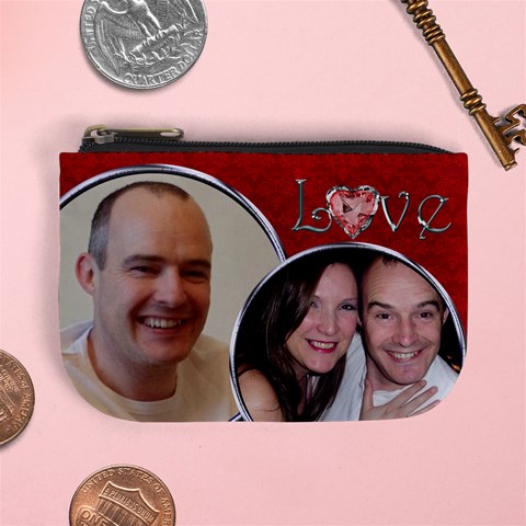 Red Valentines Mini Purse By Claire Mcallen Front