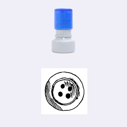 Button Stamp By Charity 1.12 x1.12  Stamp