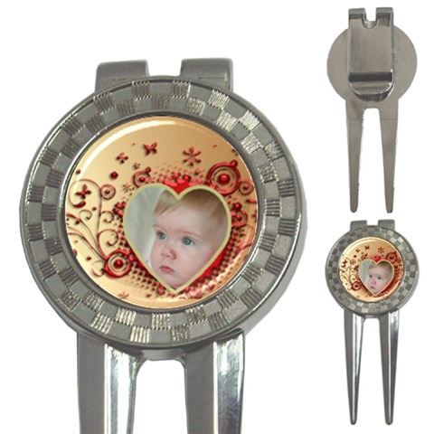 My Little Heart Golf Divot By Deborah Front
