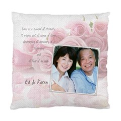 Love Pink Rose Cushion Case - Standard Cushion Case (One Side)