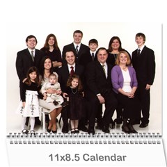 2012 - Wall Calendar 11  x 8.5  (12-Months)