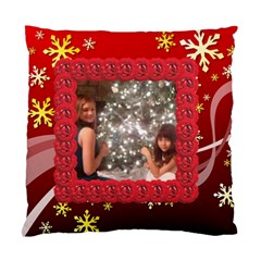 red snowflake cushion case (5 styles) - Standard Cushion Case (Two Sides) red snowflake cushion case (5 styles) - Standard Cushion Case (Two Sides)