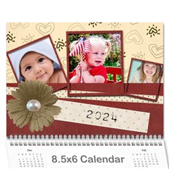Love Conquers All 2024 Calendar - Wall Calendar 8.5  x 6 