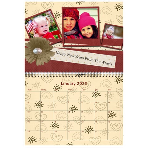 Love Conquers All 2025 Calendar By Amarie Jan 2025