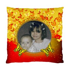 red and yellow butterfly pillow (5 styles) - Standard Cushion Case (One Side) red and yellow butterfly pillow (5 styles) - Standard Cushion Case (One Side)