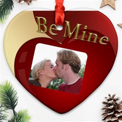 Be Mine Heart Ornament - Ornament (Heart)