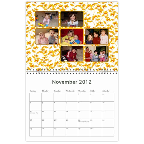 Calendar 2012 By Ryan Rampton Nov 2012