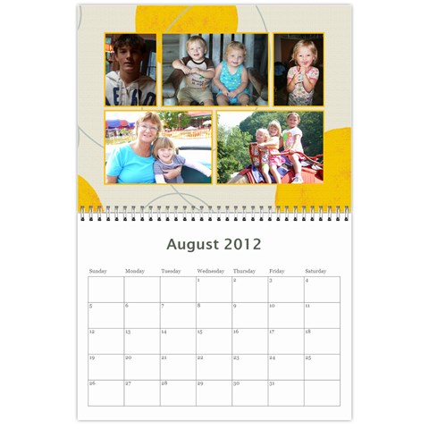 Calendar 2012 By Ryan Rampton Aug 2012
