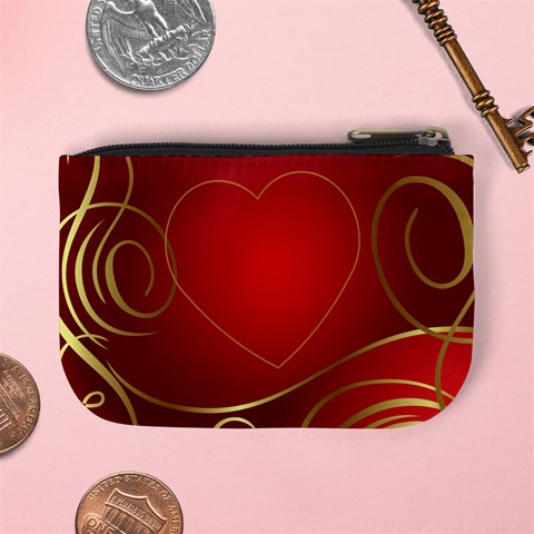 Little Heart Mini Coin Purse By Deborah Back
