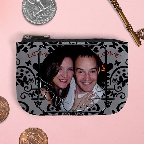Chrome Wire Love Frame By Claire Mcallen Front