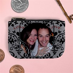 Chrome Wire Love Frame - Mini Coin Purse