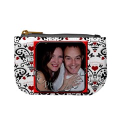 Red framed cute and funky girlfriend valentines mini purse - Mini Coin Purse