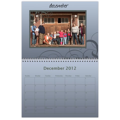 2012 Calendar By Tricia Henry Dec 2012