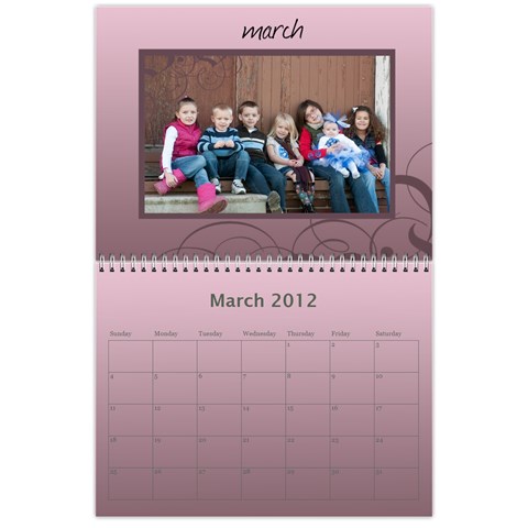2012 Calendar By Tricia Henry Mar 2012