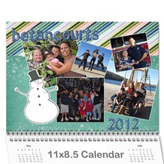 2012 calendar - Wall Calendar 11  x 8.5  (12-Months)