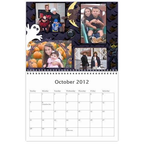 2012 Calendar By Karen Betancourt Oct 2012