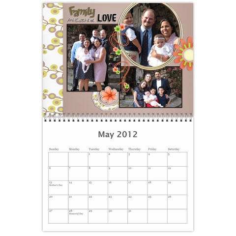 2012 Calendar By Karen Betancourt May 2012