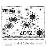 Josh & Teri 2012 - Wall Calendar 11  x 8.5  (12-Months)