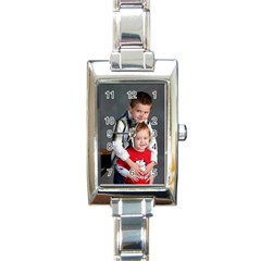 Rectangle Italian Charm Watch