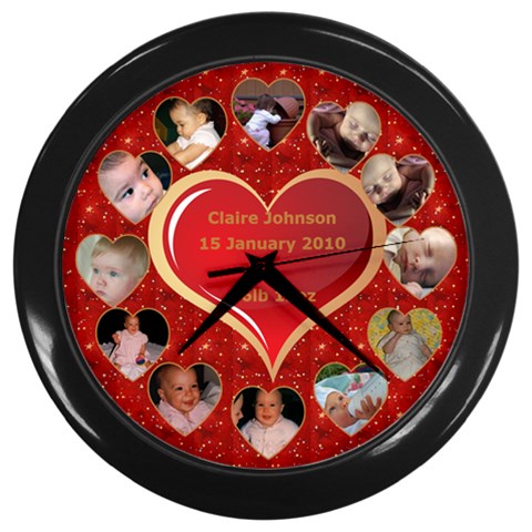 First 12 Months Clock By Deborah Front