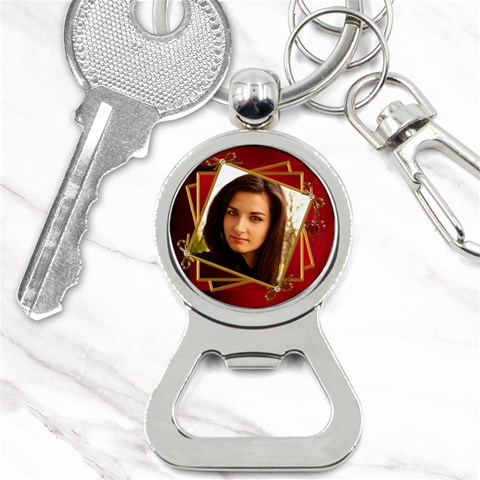 Photo Stack Bottle Opener Key Chain By Deborah Front